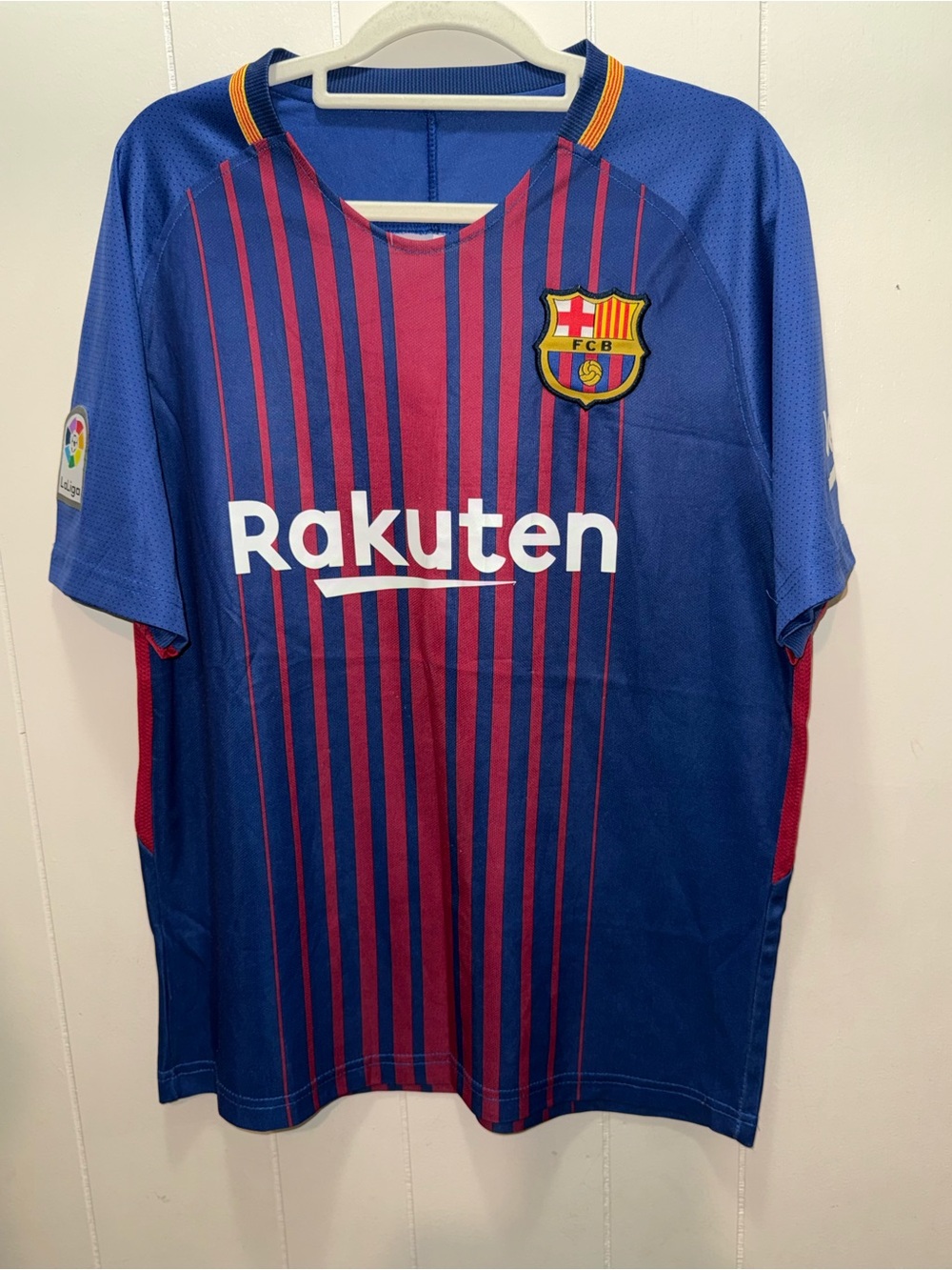 FC Barcelona Short Sleeve Jersey - Blue & Red